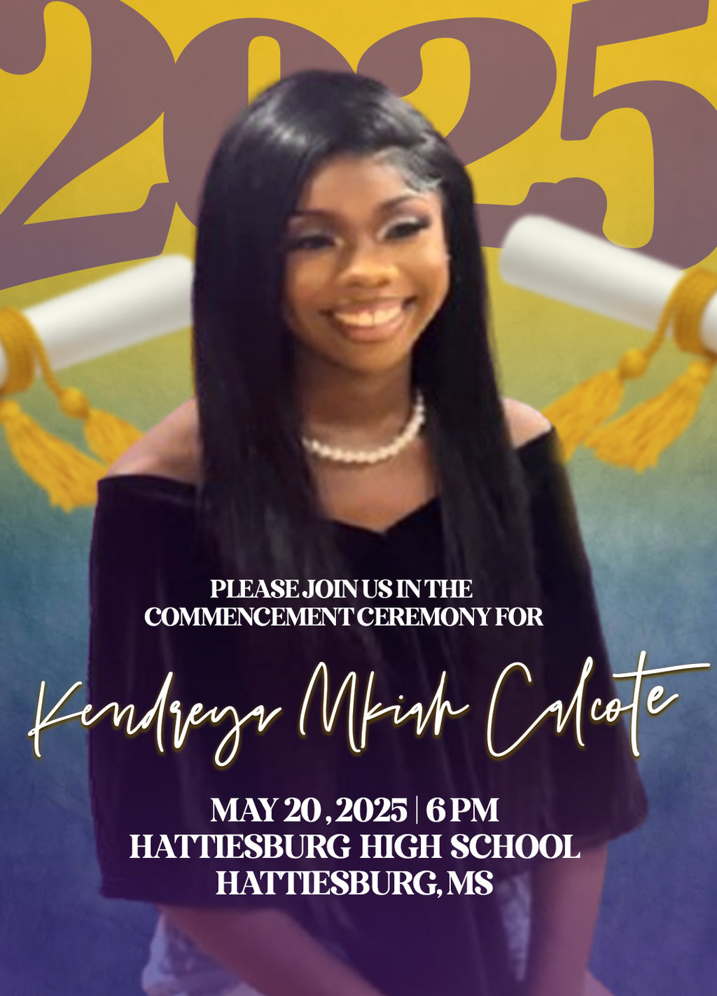 Custom Graduation Invitation