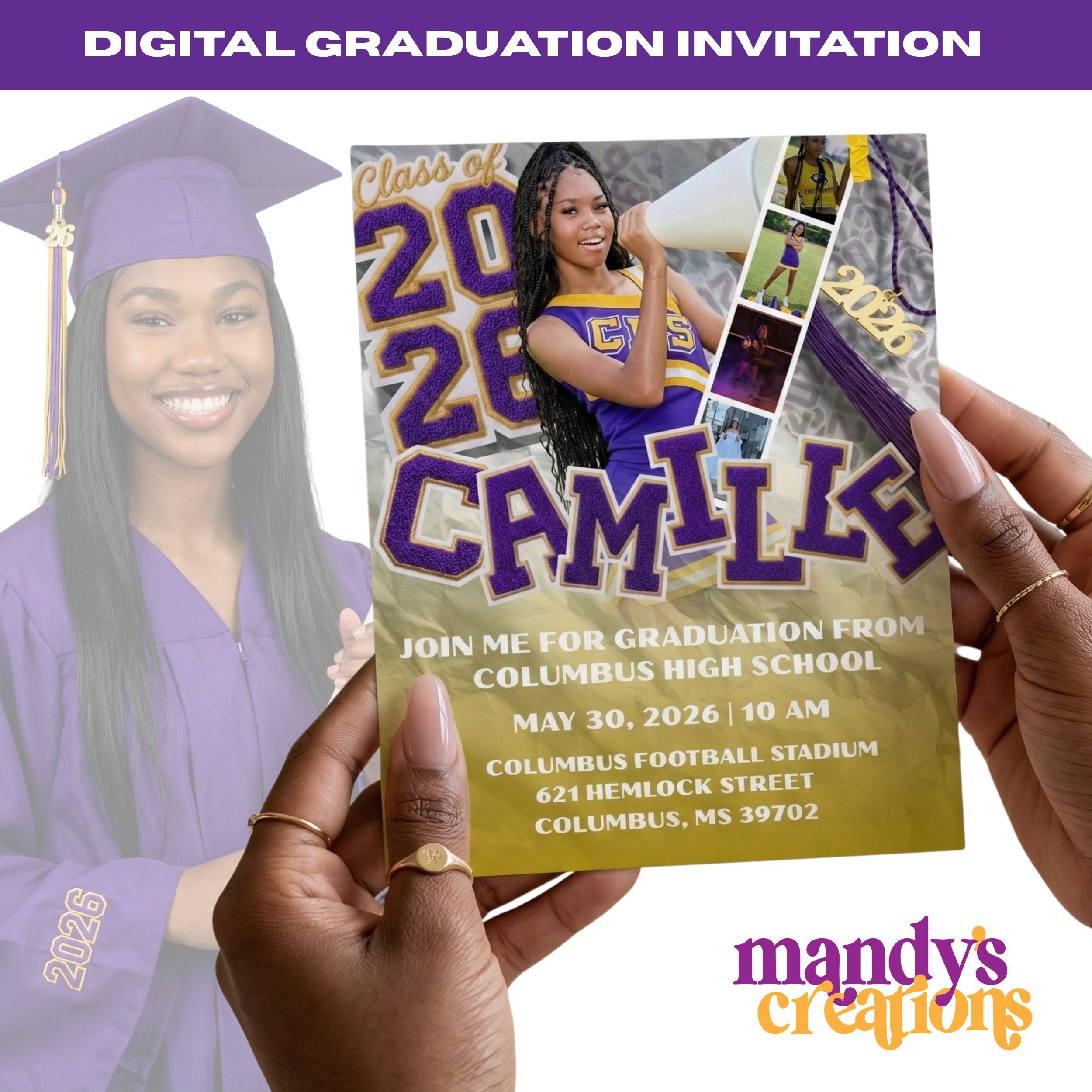 Custom Graduation Invitation