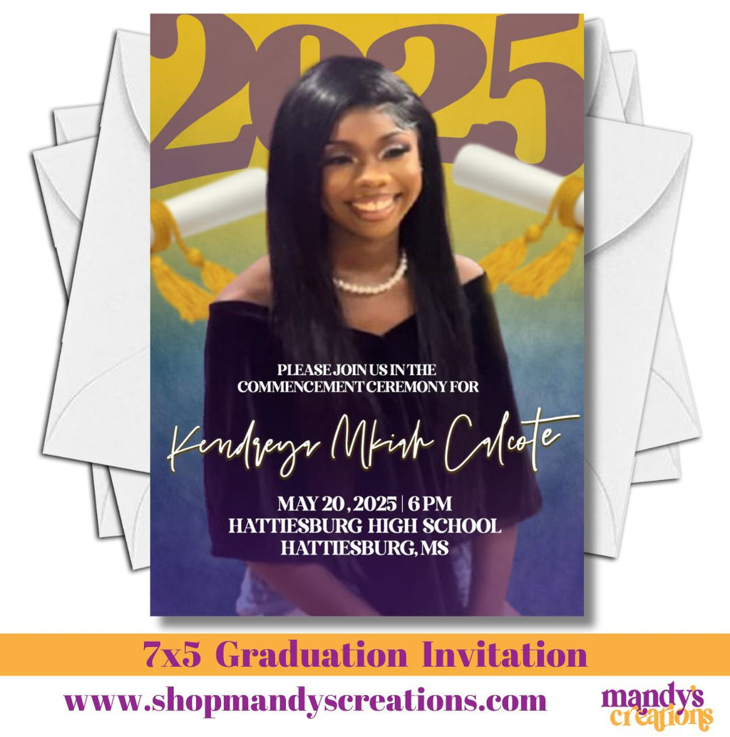 Custom Graduation Invitation