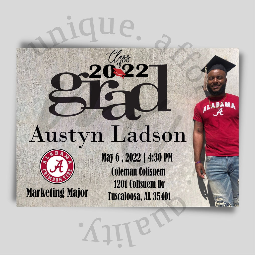 Custom Graduation Invitation
